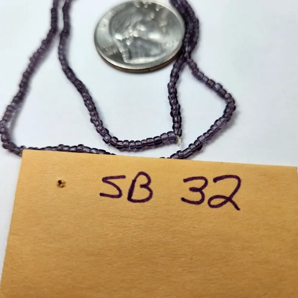 5/$10 Seed Bead 1 Single Strand Seed Beads Jewelry Making Supplies Crafts